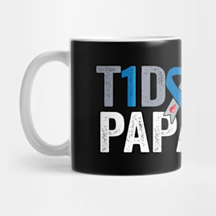 T1D apparel my daddy's Fight Is My Fight Type 1 Diabetes Awareness Mug